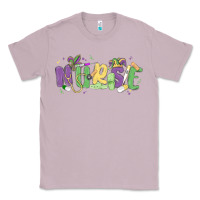 Lilac nurse mardi gras Classic Tee - MaliasSmallBusiness