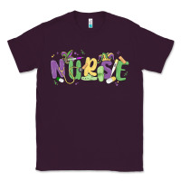 Plum nurse mardi gras Classic Tee - MaliasSmallBusiness