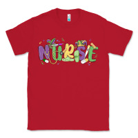 Red nurse mardi gras Classic Tee - MaliasSmallBusiness