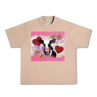 Burro lotus heart cow valentine Urban Heavy Tee - AdoDesignShop