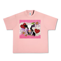Salmon lotus heart cow valentine Urban Heavy Tee - AdoDesignShop