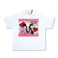 White lotus heart cow valentine Urban Heavy Tee - AdoDesignShop