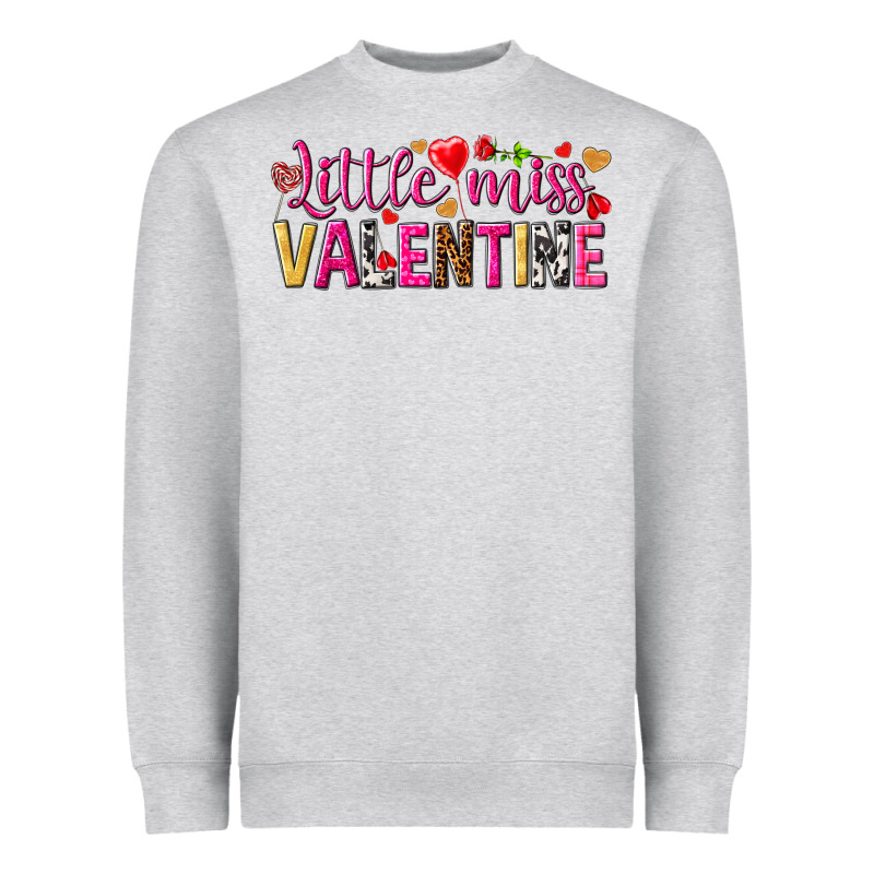 Little Miss Valentine Heavyweight Sweatshirt by NancyCooperArtShop | Teevron