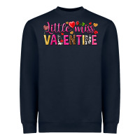 Navy little miss valentine Heavyweight Sweatshirt - NancyCooperArtShop