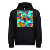 Black Pride lgbtq ice cream and sunflowers seamless Urban Hoodie - BundleAndBundleShop