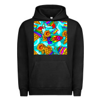 Pigment Black Pride lgbtq ice cream and sunflowers seamless Urban Hoodie - BundleAndBundleShop