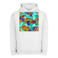 Pigment Lunar Rock Pride lgbtq ice cream and sunflowers seamless Urban Hoodie - BundleAndBundleShop