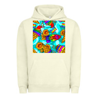 Pigment Pistachio Pride lgbtq ice cream and sunflowers seamless Urban Hoodie - BundleAndBundleShop