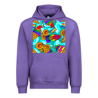 Tulip Pride lgbtq ice cream and sunflowers seamless Urban Hoodie - BundleAndBundleShop