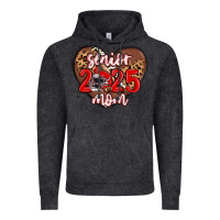Vintage Black senior 2025 mom football Vintage Hoodie - MaliasSmallBusiness