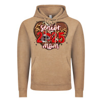 Vintage Coffee senior 2025 mom football Vintage Hoodie - MaliasSmallBusiness