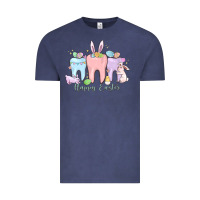 Vintage Denim happy easter teeth Vintage Tee - MaliasSmallBusiness