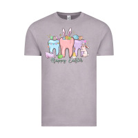 Vintage Zinc happy easter teeth Vintage Tee - MaliasSmallBusiness