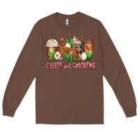 Chestnut chicken   coffee cups Long Sleeve Tee - MaliasSmallBusiness