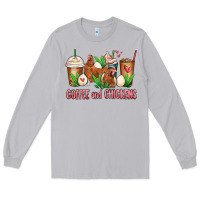 Moon Dust chicken   coffee cups Long Sleeve Tee - MaliasSmallBusiness