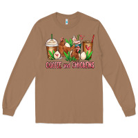 Toasted Coconut chicken   coffee cups Long Sleeve Tee - MaliasSmallBusiness