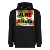 Black juneteenth free ish since 1865 Heavyweight Hoodie - TumblerDesignByShophia