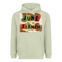 Matcha juneteenth free ish since 1865 Heavyweight Hoodie - TumblerDesignByShophia