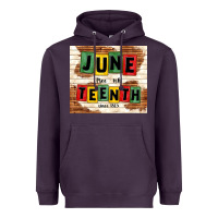 Plum juneteenth free ish since 1865 Heavyweight Hoodie - TumblerDesignByShophia