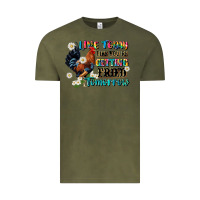 Vintage Olive live today like fried tomorrow Vintage Tee - JahusDesignShop