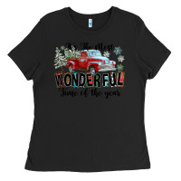 Black It's The Most Wonderful Time Of The Year Ladies Tee - FaDigitalArtStudio