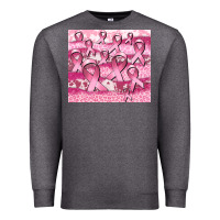 Charcoal Heather ribbon Premium Sweatshirt - CowGirlArtShop
