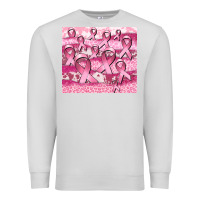 Dove Grey ribbon Premium Sweatshirt - CowGirlArtShop