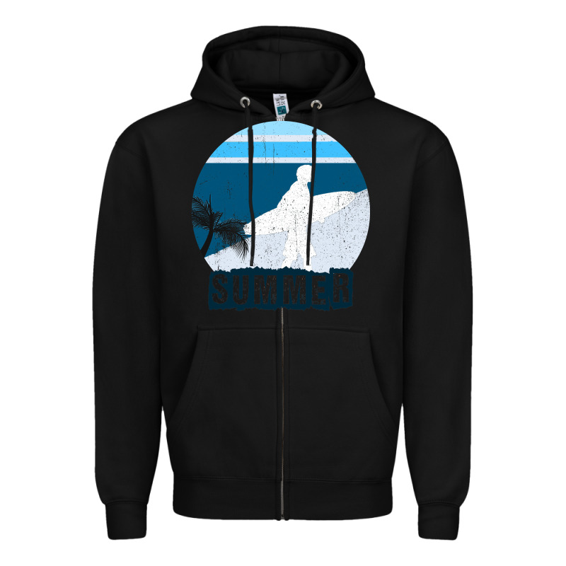 Summer Surf Zipper Hoodie by Bettercallsaul | Teevron