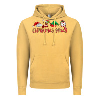 Vintage Mustard christmas squad Vintage Hoodie - MaliasSmallBusiness