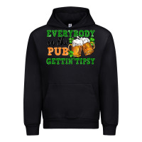 Black everybody in the pub gettin tipsy Urban Hoodie - FaDigitalArtStudio