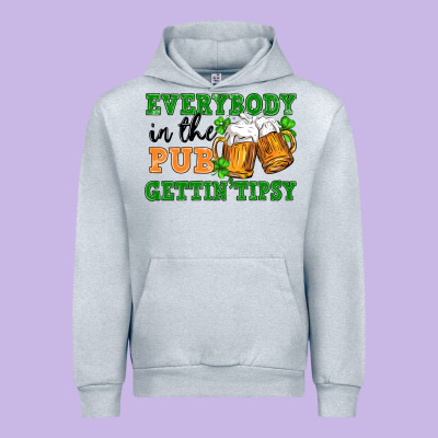 Everybody In The Pub Gettin Tipsy Urban Hoodie Designed By Fadigitalartstudio