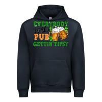 Navy everybody in the pub gettin tipsy Urban Hoodie - FaDigitalArtStudio
