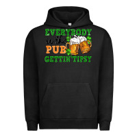 Pigment Black everybody in the pub gettin tipsy Urban Hoodie - FaDigitalArtStudio
