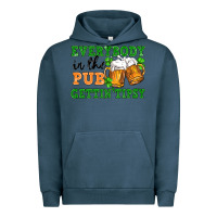 Pigment Midnight Navy everybody in the pub gettin tipsy Urban Hoodie - FaDigitalArtStudio