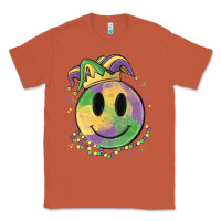 Copper smiley face mardi gras Classic Tee - MaliasSmallBusiness