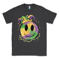 Smoke smiley face mardi gras Classic Tee - MaliasSmallBusiness