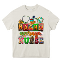 Cream nacho average nurse Heavy Core Tee - AdoDesignShop