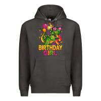 Smoke 2rd birthday girl t rex pink Premium Hoodie - CowGirlArtShop
