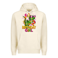 Tofu 2rd birthday girl t rex pink Premium Hoodie - CowGirlArtShop