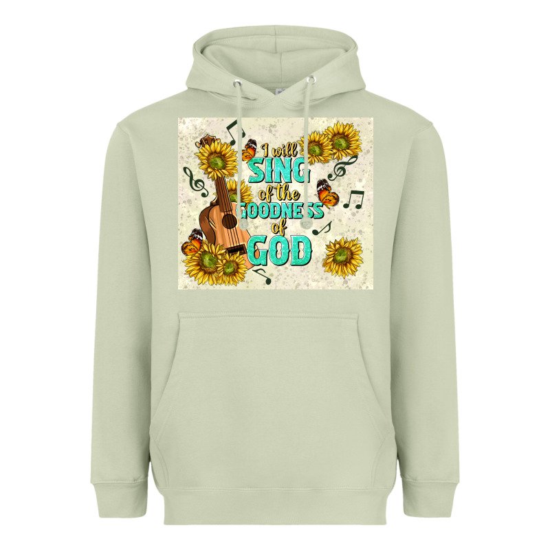I Will Sing Of The Goodness Of God Heavyweight Hoodie by TumblerDesignByShophia | Teevron
