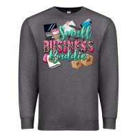 Charcoal Heather small business baddie Premium Sweatshirt - CowGirlArtShop