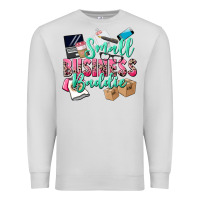 Dove Grey small business baddie Premium Sweatshirt - CowGirlArtShop