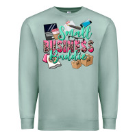 Seafoam small business baddie Premium Sweatshirt - CowGirlArtShop