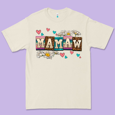 Daisy Mamaw Premium Tee Designed By Adodesignshop