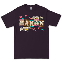 Plum daisy mamaw Premium Tee - AdoDesignShop