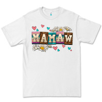 White daisy mamaw Premium Tee - AdoDesignShop