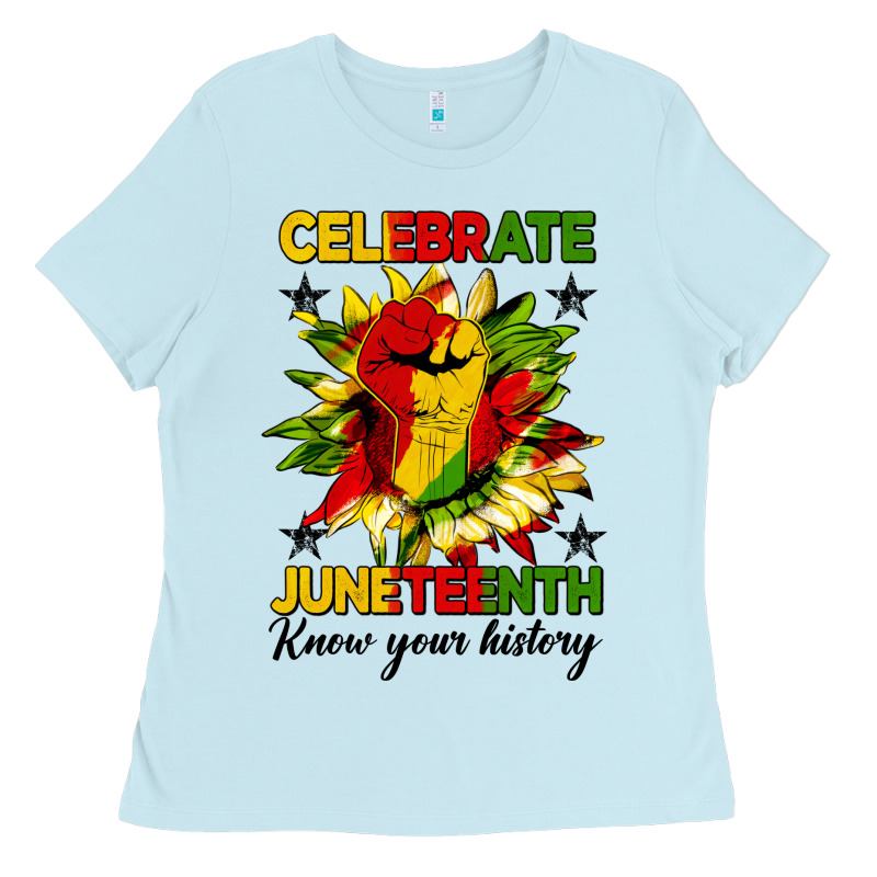 Celebrate Juneteenth Know Your History Ladies Tee by HRA Design Shop | Teevron