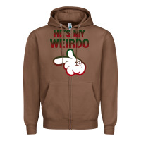 Chestnut He's My Weirdo Galaxy Zipper Hoodie - Bettercallsaul
