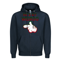 Navy He's My Weirdo Galaxy Zipper Hoodie - Bettercallsaul