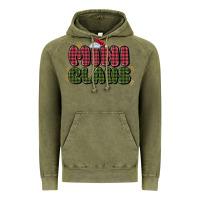 Vintage Olive mini claus Vintage Hoodie - MaliasSmallBusiness